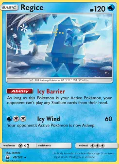 Pokémon-Karte Regice 045/168