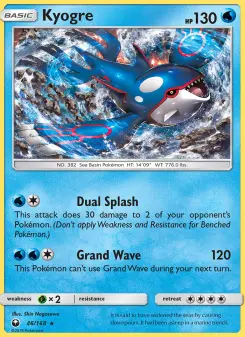 Pokémon-Karte Kyogre 046/168
