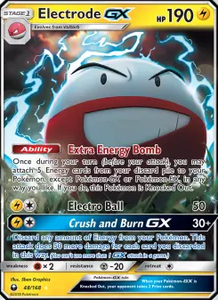 Pokémon-Karte Electrode GX 048/168