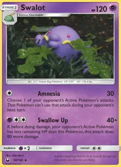 Pokémon-Karte Swalot 058/168