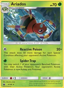 Pokémon-Karte Ariados 006/168