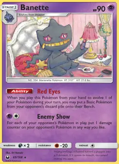 Pokémon-Karte Banette 065/168