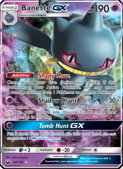 Pokémon-Karte Banette GX 066/168