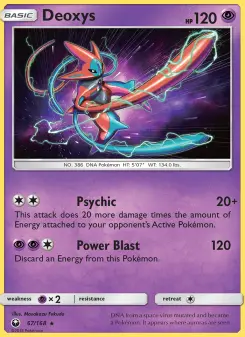 Pokémon-Karte Deoxys 067/168