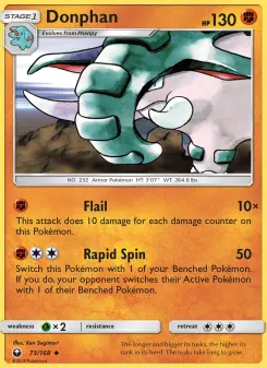 Pokémon-Karte Donphan 073/168