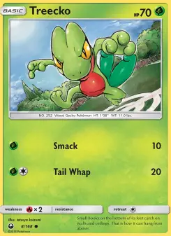 Pokémon-Karte Treecko 008/168