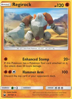 Pokémon-Karte Regirock 080/168
