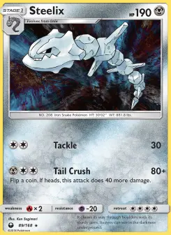 Pokémon-Karte Steelix 089/168