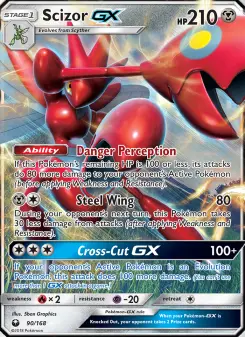 Pokémon-Karte Scizor GX 090/168