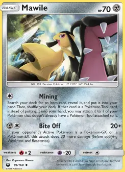 Pokémon-Karte Mawile 091/168