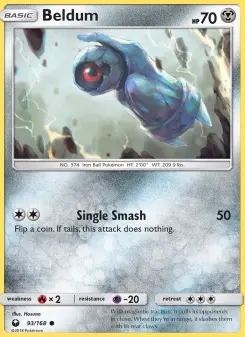 Pokémon-Karte Beldum 093/168