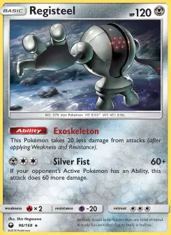 Pokémon-Karte Registeel 096/168