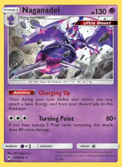 Pokémon-Karte Naganadel 108/214