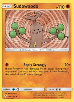 Pokémon-Karte Sudowoodo 110/214