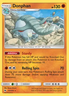 Pokémon-Karte Donphan 112/214