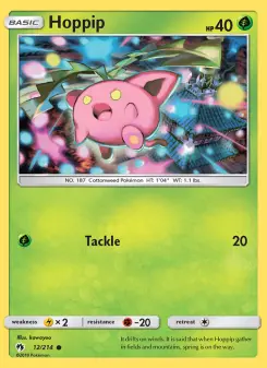 Pokémon-Karte Hoppip 012/214