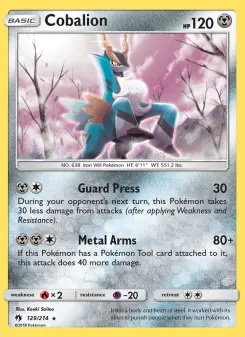 Pokémon-Karte Cobalion 129/214