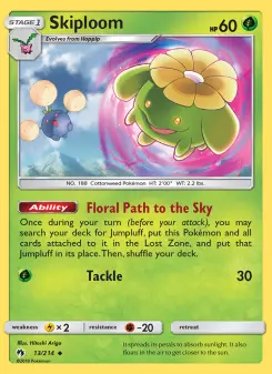 Pokémon-Karte Skiploom 013/214