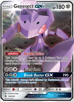 Pokémon-Karte Genesect GX 130/214