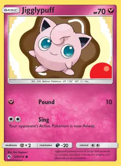 Pokémon-Karte Jigglypuff 133/214
