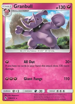 Pokémon-Karte Granbull 138/214