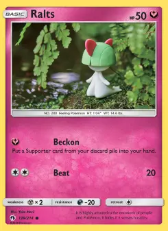 Pokémon-Karte Ralts 139/214