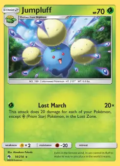 Pokémon-Karte Jumpluff 014/214