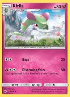 Pokémon-Karte Kirlia 140/214