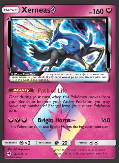 Pokémon-Karte Xerneas ◇ 144/214