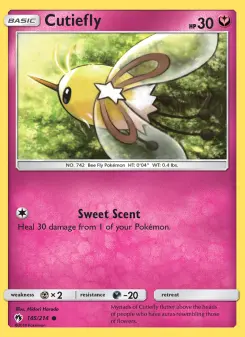 Pokémon-Karte Cutiefly 145/214