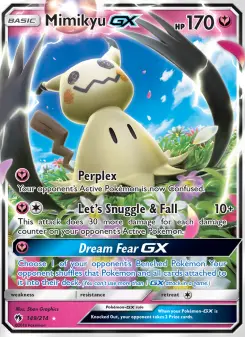 Pokémon-Karte Mimikyu GX 149/214