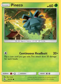 Pokémon-Karte Pineco 015/214