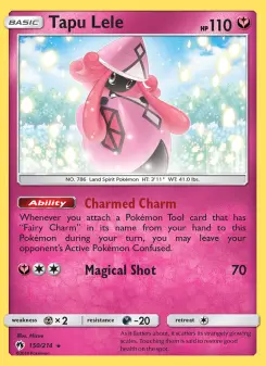 Pokémon-Karte Tapu Lele 150/214