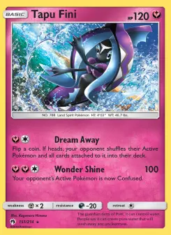 Pokémon-Karte Tapu Fini 151/214