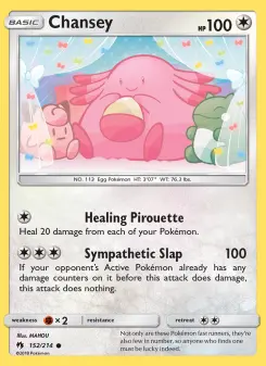 Pokémon-Karte Chansey 152/214