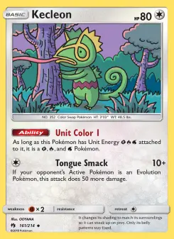 Pokémon-Karte Kecleon 161/214