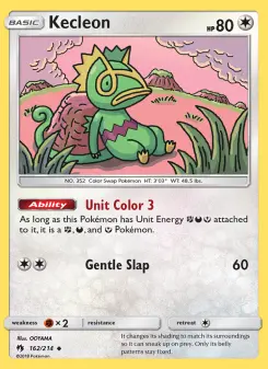 Pokémon-Karte Kecleon 162/214