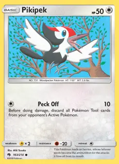 Pokémon-Karte Pikipek 163/214