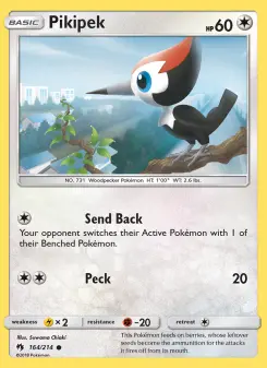 Pokémon-Karte Pikipek 164/214