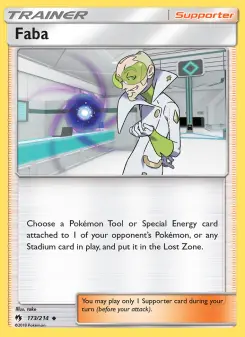 Pokémon-Karte Faba 173/214