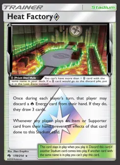 Pokémon-Karte Heat Factory ◇ 178/214