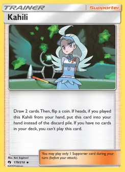 Pokémon-Karte Kahili 179/214