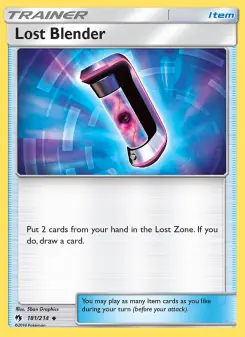 Pokémon-Karte Lost Blender 181/214