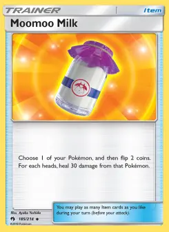 Pokémon-Karte Moomoo Milk 185/214
