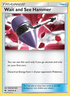 Pokémon-Karte Wait and See Hammer 192/214