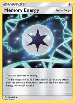 Pokémon-Karte Memory Energy 194/214