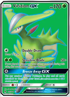 Pokémon-Karte Virizion GX 197/214