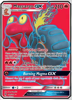 Pokémon-Karte Magcargo GX 198/214