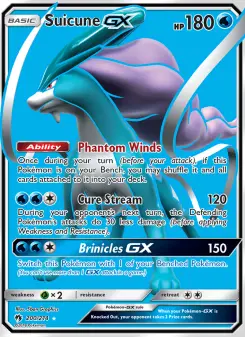 Pokémon-Karte Suicune GX 200/214