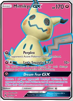 Pokémon-Karte Mimikyu GX 206/214